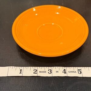 NEW Fiesta® Ware Poppy Orange Saucer – Homer Laughlin USA – Lead Free